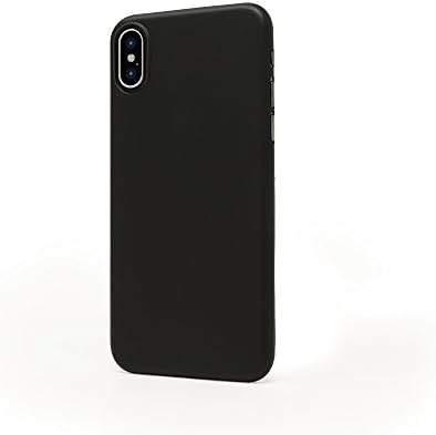 Casedodo Air Ultra Thin Matte Finish Back Case Cover for Apple iPhone X (Classic Black)