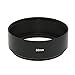 SIOTI 55mm Lens Hood, Matte Treatment Inside, Aluminum Material, Compatible with All Camera Lens S/C/N/F/O/P etc.(55mm)