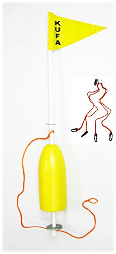 KUFA-48-2-Section-PVC-Flag-Pole-with-14-Yellow-Floats-4-Arm-Harness KUFA-48-2-Section-PVC-Flag-Pole-with-14-Yellow-Floats-4-Arm-Harness