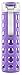 Ello Syndicate Glass Water Bottle with One-Touch Flip Lid, Purple , 20-ounce