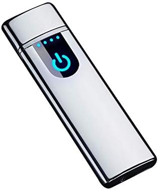 miniflower USB Lighter Rechargeable - Electronic Lighter Windproof Touch Induction Heating Wire Beads Elegant Electrical Cigarettes Lighter