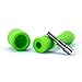 Mini Silicone Straw bee 4.4 inches (Black and Green and White)