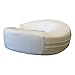 NRG Memory Foam Massage Table Face Cradle Pad with Ultra-Soft Fleece Cover - Head Rest Cushion Pillow Pad Eliminates Pressure Points for Instant Relief - Temperature and Pressure Sensitive Foam