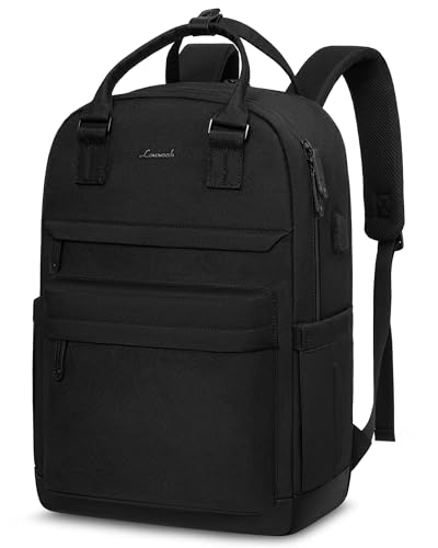 LOVEVOOK Schulrucksack Teenager Mädchen, Schultasche Arbeitstasche Herren Damen mit 15,6 Zoll Laptop-Fach, Wasserdicht Reiserucksack Handtasche Rucksa