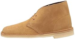Clarks Men's Desert Chukka Boot, Oak Suede, 11 M US