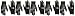 Grease Monkey Gorilla Grip Slip Resistant All Purpose Work Gloves 5 Pack (X-Large)