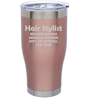 Amazon Com Best Funny Hairdresser Hairstylist Coffee Travel Mug