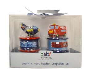 Baby Essentials Airplane Tooth and Curl Dishes