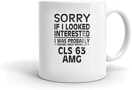 Thinking about my CLS 63 AMG Coffee Tea Ceramic Mug Office Work Cup Gift 15 oz