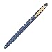 Words Metallic Navy Blue Ceramic Ball Pen - 0.5mm - Writing Color: Black