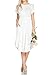 iconic luxe Women's Short Sleeve Flare Midi Dress with Pockets