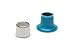 Jarware Cocktail Shaker Lid for Regular Mouth Mason Jars, Blue