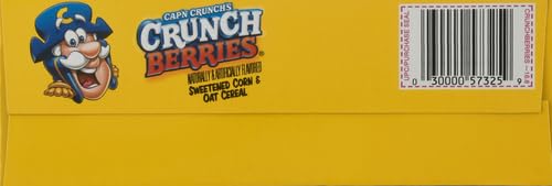 CAP’N CRUNCH CEREAL, CRUNCH BERRIES, 16.8OZ BOX