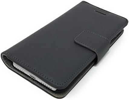 DFY Mobile Leather Wallet Case for Iphone 8/7 - with Protective cover and Magnetic Closure (Gray)