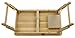 ObboMed HR-3660 Multifunctional Bamboo Laptop Table/Breakfast Bed Tray/Lapdesk, with Adjustable Tilting Top, Storage Drawer, Cup-Groove and Foldable & Extendable Legs – L : 19.7″ x 11.8″thumb 1