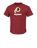 NFL Washington Redskins Men's UP4 Tee, Dark Garnet, Large