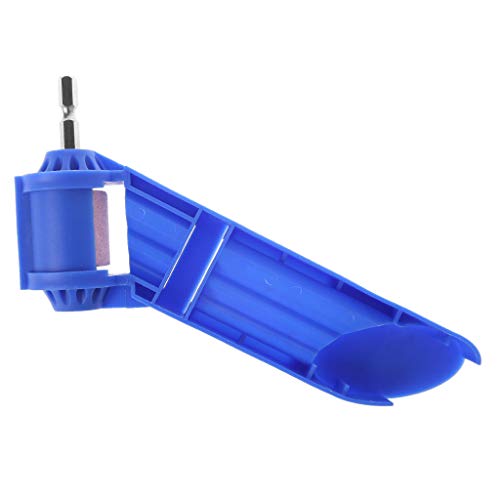 Feamos Corundum Grinding Wheel Drill Bit Sharpener Titanium Portable Drill Powered Tool Supply Professional (Random Color)