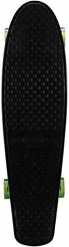 Carbon Steel High Impact Flex Checker Board Grip Pattern Black Skateboard