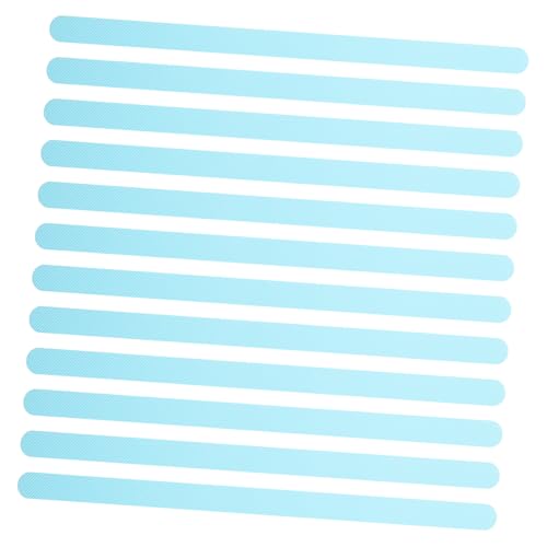 IWOWHERO 24Pcs Transparent Slip Shower Stickers Peva Adhesive Safety Strips for Bathtubs Stairs and Pools Non Slip Protection for Wet Surfaces