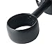 Alise Stainless Steel Shower Curtain Closet Rod Holder Pipe Flange Socket Ceiling Mount Bracket Pipe Fitting Parts Supports,2 Pcs (32mm(1-1/4 Inch Dia.), Matte Black)