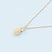 Zealmer Women Inspirational Pineapple Pendant Necklace Real 16K Gold Plated