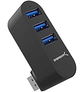Sabrent Premium 3 Port Aluminium Mini USB 3.0 Hub [um 90 ° / 180 ° drehbar] (HB-R3MB)