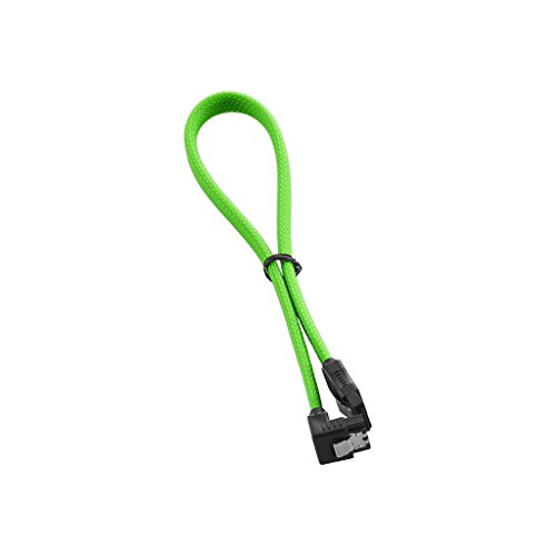 CableMod ModMesh Right Angle SATA 3 Cable 30cm - Light Green