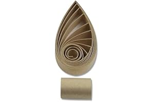 BESTOALL 5mm Metallic Shimmer Pearlescent Paper Strips Quilling Paper 60pcs/Bag Handmade Color Paper 54cm Long for Arts Crafts DIY (Camel Golden)