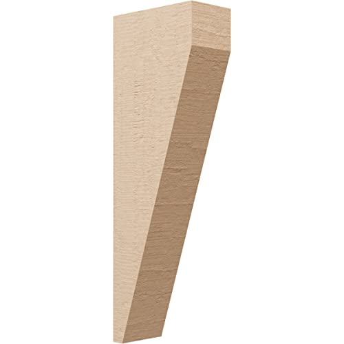 4"W x 8"D x 24"H Thin Concord Rough Cedar Woodgrain TimberThane Corbel, Primed…