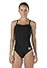 Speedo Women's Swimsuit One Piece Endurance+ Flyback Solid Adult Team Colors,Black/Black,36