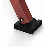 Swing Set Anchor Leveling Kit :: Includes Four Large Molded Rubber Blocks with Stakes and Hardware for Installation :: Keeps Your Swing Set Safe and Secure While Protecting Wood from Ground Moisture.
