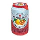 SANPELLEGRINO® Italian Sparkling Fruit Beverage, 11.15 Oz, Aranciata Rossa, Pack of 12