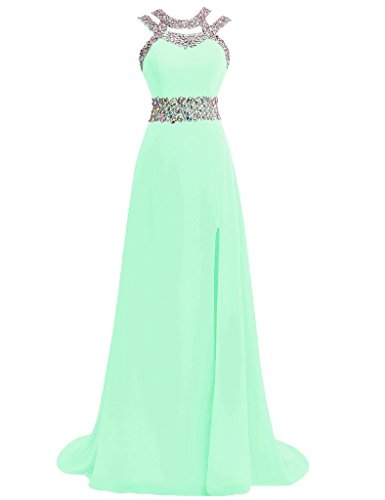 Jaeden Womens Perfect Beaded Chiffon Bridesmaid Prom Dress Formal Evening |  Desertcart Guyana