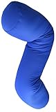 Squishy Deluxe Microbead Body Pillow with Silky Smooth Removable Cover by Extremely Huggable & Hypoallergenic, Doubles as a Pregnancy & Nursing Pillow; 47