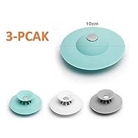 3 Pack Strainer, Sink Filter Bathroom Hair Catcher Sink Filter for Washroom Sink and Bath Drain