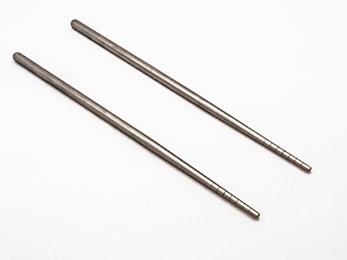 Titanium Chopsticks–Solid, Strong and Reusable Chopsticks That are Great for Travel, Cooking and Outdoors–Much Lighter and Stronger Than Steel or Other Metal Chopsticks. Dishwasher Safe.