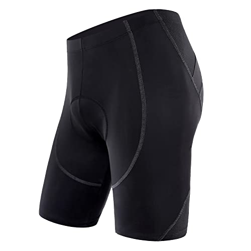 Sportneer Padded Bike Shorts for Men 4D Padding Mens Bicycle Cyling