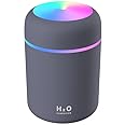 Colorful Cool Mini Humidifier, Essential Oil Diffuser, Aroma Essential USB Personal Desktop Humidifier for Car, Office Room, Bedroom etc,2 Adjustable Mist Modes (Navy Blue)