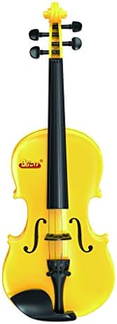 Tuu Violin Guitar Educational Musical Instrument Toy Beginner Classical Gift for Kids (Yellow)
