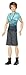 Barbie Fashionista Ken Doll with Blue T-Shirt and Navy Shorts