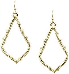 Gold Moroccan Drop Earrings