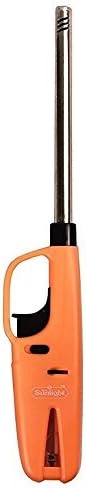 Manoj Sunlight Adjustable Plastic & Stainless Steel Flame Gas Lighter with Gas Refill & Child Lock Kitchen Lighter for Stove Chulha (Orange) – Pack of 1 Manoj Sunlight Adjustable Plastic & Stainless Steel Flame Gas Lighter with Gas Refill & Child Lock Kitchen Lighter for Stove Chulha (Orange) – Pack of 1