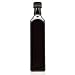 Infinity Jars Black Ultraviolet Square Glass Oil Bottle 500Ml (17 fl oz) with Plastic Pour Spout, Airtight Round Easy Refill Vinegar Cruet Cooking Oil Dispenser Bottle, Olive Oil Bottle for Kitchen