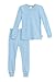 City Threads Boys Thermal Underwear Set Long John, Soft Breathable Cotton Base Layer - Made in USA