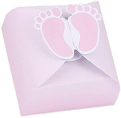 STOCK No. 20 FANCY SWEET-BOXES | Birth or Baptism for Baby-Girl | ÒBABY BIRBAÓ PINK BABY Ð FEET BOX