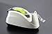 BeeChamp Heavy Base Nonskid Desk Tape Dispenser One-Hand Dispensing (White)