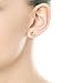 Gold Stud Earrings,316L Stainless Steel Round Ball Earrings Set for Sensitive Ears, Hypoallergenic Earrings for Women Mens (Gold, 3~8mm, Pack of 6)