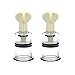2PCS Vacuum Cupping Multi-Functional Rotary Magnetic Therapy Cupping Device Massage Relax Biomagnetic Chinese Cupping Therapy Set (L(1.2 inch))