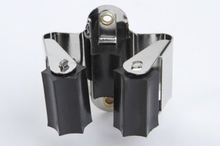 TOP Price! 10 Pieces of Device Support Brackets, Equipment Holder, Tool Holder, Flexible to use, Nickel-Plated Sping Steel and Rubber, 23 mm