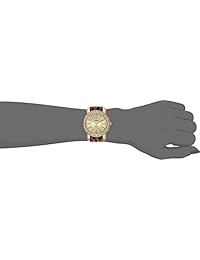 XOXO Mujer xo9065 Pantalla analógica Dorado de cuarzo analógico reloj con correas intercambiables